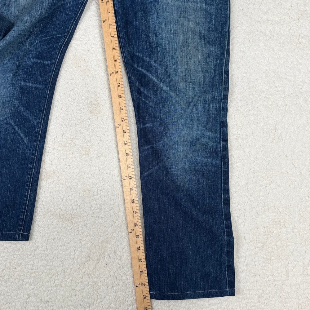 Raleigh Denim Martin Jeans 33 Mens White Oak Cone Denim Selvedge Indigo Slim - Picture 11 of 11